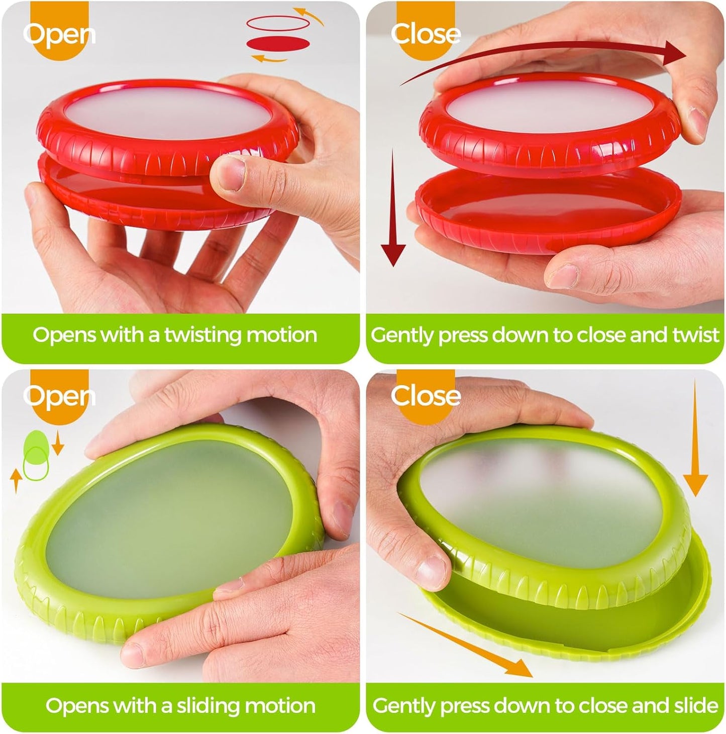 Silicone Fruit Pods Set