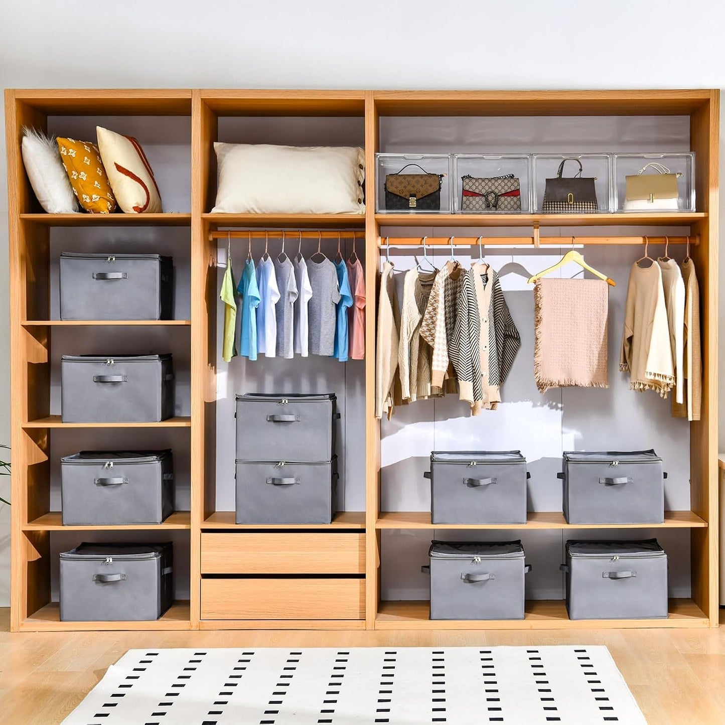 2 Pack Shoe Organizer for Closet