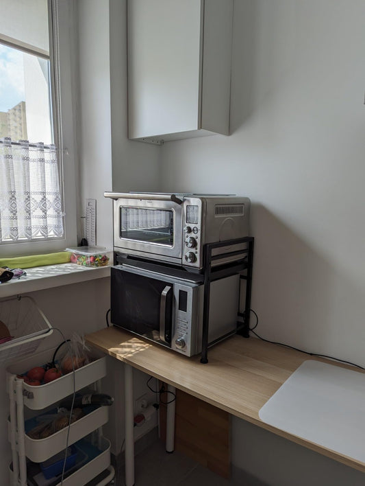 Expandable Microwave Oven Rack