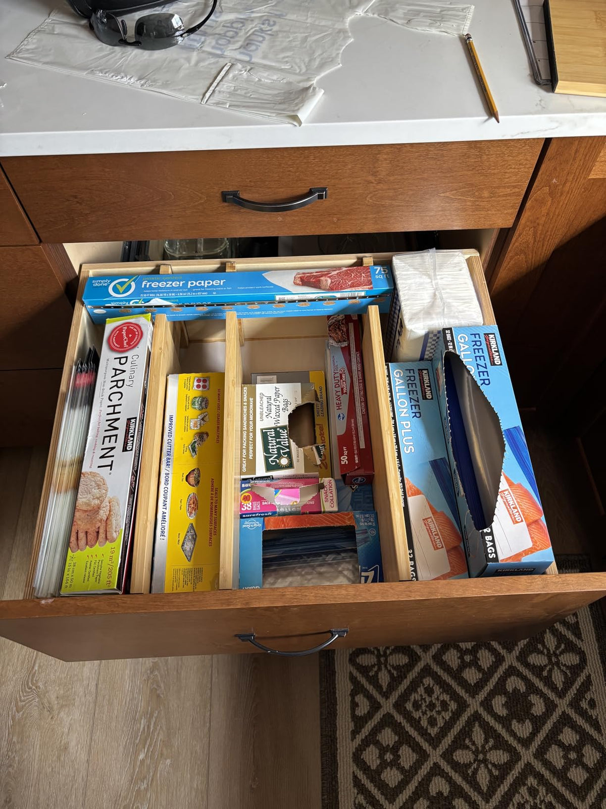 Bamboo Drawer Dividers